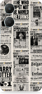 SkinoMania iQOO Z9 Lite 5G Ultra Premium Vinyl Mobile Skin (Multicolor) Mobile Skin(Harry-Potter-Paper)