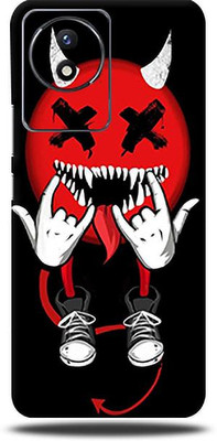 Mclaxa VIVO Y02 4G, Devil Cool For Vivo Y 02 4g, vivo y02 4g Mobile Skin(Devil Cool (Mobile Skin With camera protector (Back + Camera + Side))