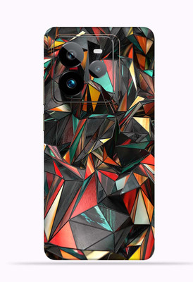 OggyBaba OggyBaba Realme GT 7 pro Mobile Skin(Polygon Red)