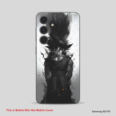 VYBE The Smart Choice Samsung S23 FE Goku Mobile Skin Mobile Skin(Davy Grey B48)