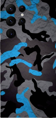 AsSkin Samsung Galaxy s22 Ultra 5g, samsung s22 ultra 5g, Samsung Galaxy Mobile Skin(Ultra Super Military Blue Camouflage Skin With High Matte Finish.)