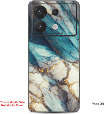 VYBE The Smart Choice Poco X6 Abstract Embossed Mobile Skin(Asparagus 1)
