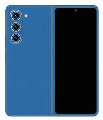 Vcare GadGets Samsung Galaxy Z Fold 5 5G Mobile Skin(Blue)