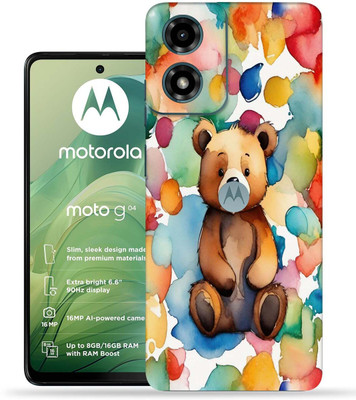 OggyBaba Moto G04 Mobile Skin(Bear painting)