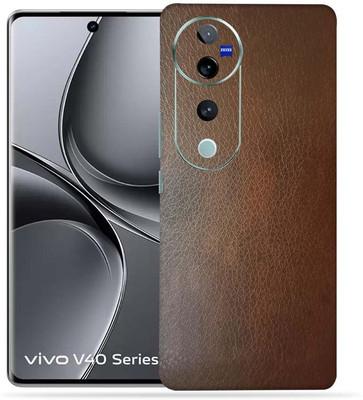 OggyBaba OggyBaba Vivo V40 pro 5g Mobile Skin(Brown-Leather)
