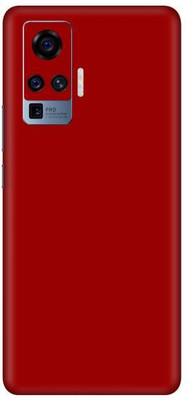 Vcare GadGets Vivo X50 Pro Mobile Skin(Red Matte)