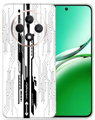 OggyBaba OggyBaba Oppo Reno 12f Mobile Skin(White CyberPunk)