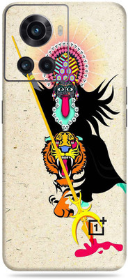 SkinoMania Oneplus 10R-5G Mobile Skin(Multicolor Ma Kaali)