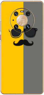 FCS Huawei Mate 40 Pro 4G Printed Back skin Mobile Skin(Moustache)