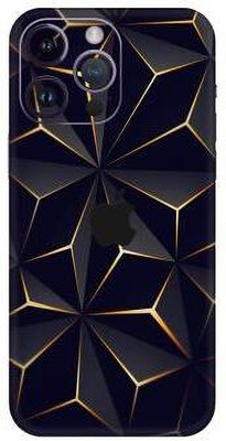 Vcare GadGets Apple iPhone 14 Mobile Skin(Black & Gold)
