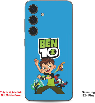 VYBE The Smart Choice Samsung S24 Plus Ben 10 Embossed Mobile Skin(Curious Blue 1)