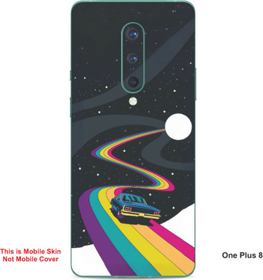 VYBE The Smart Choice One Plus 8 Art Embossed Mobile Skin(Halloween A2)