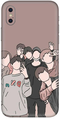 Toppings Apple iPhone X Mobile Skin(Multicolor)