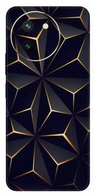 Vcare GadGets T3x (5G) Mobile Skin(Black & Gold)