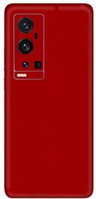 Vcare GadGets Vivo X60 Pro Plus Mobile Skin(Glossy Red)
