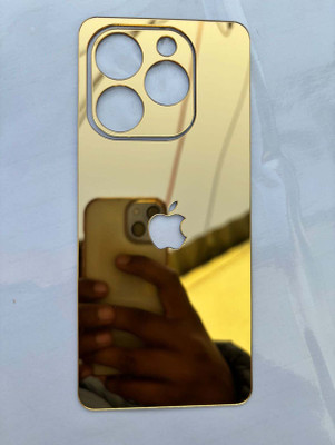 TWUAOP INFINIX SMART 8 5G BACK PANNEL ACRYLIC SHEET Mobile Skin(Gold)