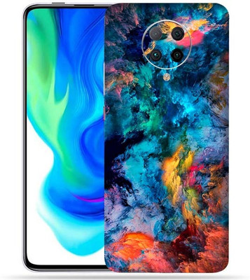 Satisfactory Xiaomi Poco F2 pro 5g, Color Cloud, OggyBaba Mobile Skin(Multicolor Mobile Skin With camera)