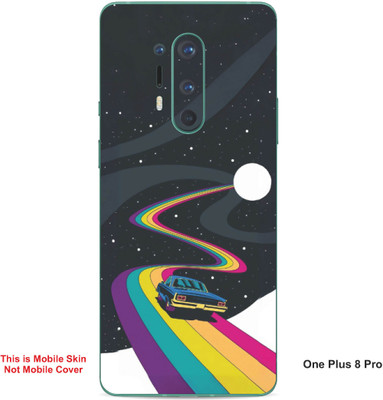 VYBE The Smart Choice One Plus 8 Pro Art Embossed Mobile Skin(Halloween A3)