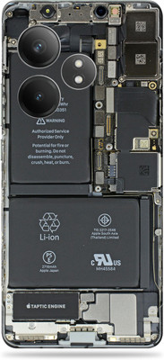 SkinoMania Realme GT 6T Mobile Skin(iPhone-X)