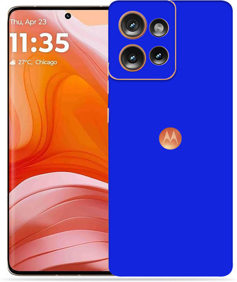OggyBaba Moto Edge 50 Mobile Skin(Blue Matte)