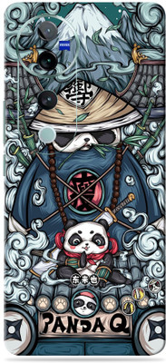 SkinoMania Vivo V40 Pro 5G Premium Vinyl Mobile Skin (Multicolor) Mobile Skin(Ninja-Panda)