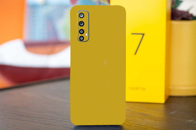 AsSkin Realme 7 Mobile Skin(Gold Glossy Matte Skin With High Gloss Matte Finish)
