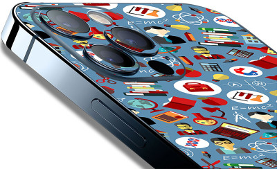 FCS Huawei Enjoy 20 SE Printed Back skin Mobile Skin(Dr Pattern)