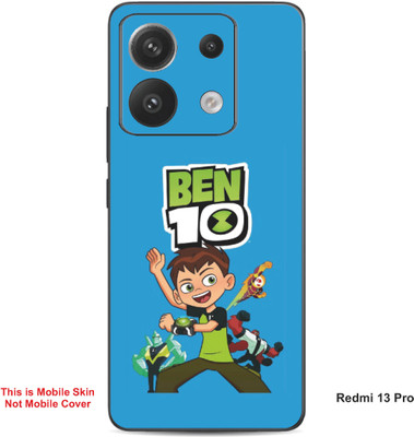 VYBE The Smart Choice Redmi 13 Pro Ben 10 Embossed Mobile Skin(Curious Blue A1)
