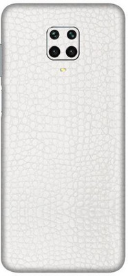 Vcare GadGets Redmi Note 9 Pro Max Mobile Skin(White Textured Leather)