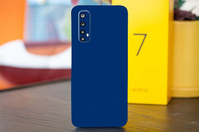 AsSkin Realme 7 Mobile Skin(Dark Blue Matte Skin With High Gloss Matte Finish)