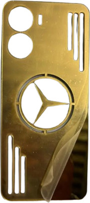 Mokteck VIVO T2X 5G Gold Mirror Finish Back Panel Mobile Skin(Gold)