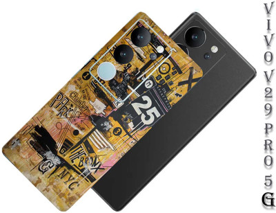 Pochanki Vivo V29 Pro 5G Mobile Skin(Multicolor Graffiti Back Skin Multicolor)