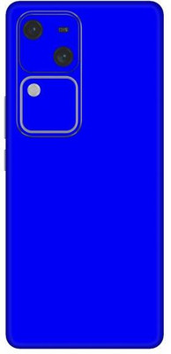 Vcare GadGets Blue Matte V30 5G Mobile Skin(Blue Matte)