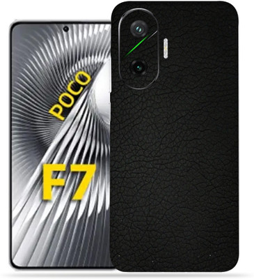 OggyBaba OggyBaba Poco F7 5g Mobile Skin(Black Leather)
