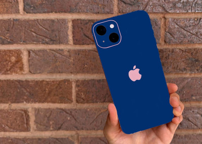 BugguSkin Apple iPhone 15 Plus Mobile Skin(Ulltra Super Dark Blue Matte Skin With High Matte Finish., Mobile Skin (Back+Side+Camera))