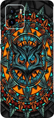 TJ CREATION Vivo Y15c Mobile Skin(Ultra Super Mighty Owl Skin With High Matte Finish)