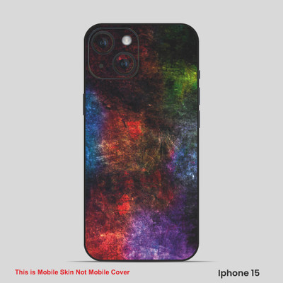 VYBE The Smart Choice iPhone 15 ART Mobile Skin(Multi color SKI I28)