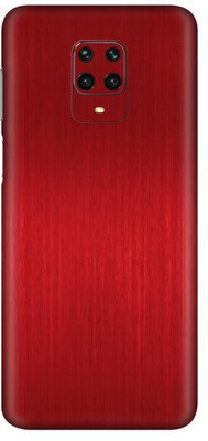 Vcare GadGets Redmi Note 9s Mobile Skin(Dark Red Brushed)