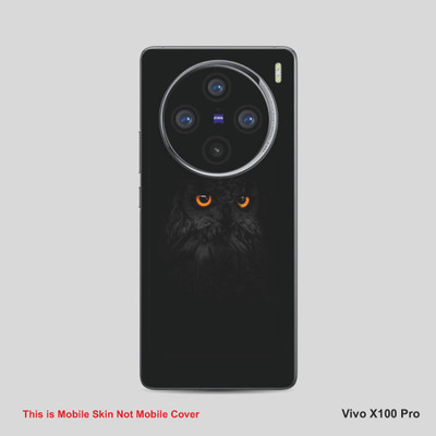 VYBE The Smart Choice Vivo X100 Pro Owl Mobile Skin Mobile Skin(Black A14)