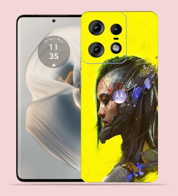 WeCre8 Skin's WeCre8 Skin's Motorola Edge 50 Pro Mobile Skin(cyberpunk-Girl)