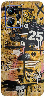 AsSkin Oppo Narzo 50 Pro 5g, narzo 50 pro 5g, oppo Narzo Mobile Skin(Ultra Super Multicolor Graffiti Skin With High Matte Finish.)