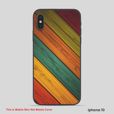 VYBE The Smart Choice iPhone 10 ART Mobile Skin(Multi color SKI C39)
