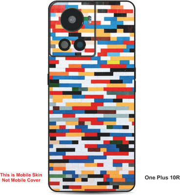 VYBE The Smart Choice One Plus 10R Abstract Embossed Mobile Skin(Opal A9)