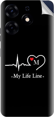 tiddler Tecno Pop 8 Mobile Skin(Black)