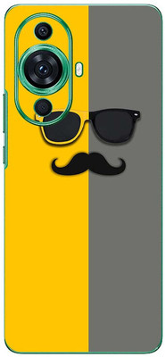 FCS Huawei nova 11 Pro Printed Back skin Mobile Skin(Moustache)