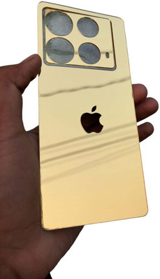 TWUAOP INFINIX NOTE 40 5G MOBILE SKIN MIRROR BACK PANNEL ACRYLIC SHEET Mobile Skin(Gold)