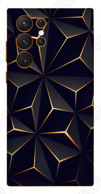 AsSkin Samsung Galaxy S23 Ultra 5g, samsung s23 ultra 5g, Samsung Galaxy Mobile Skin(Ultra Super Black Abstract Shape Skin With High Matte Finish.)