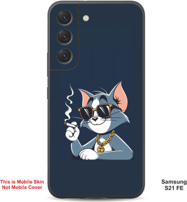 VYBE The Smart Choice Samsung S21 FE Tom Embossed Mobile Skin(Dark Blue Grey 5)