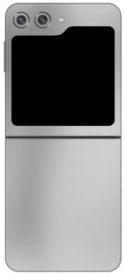 Vcare GadGets Samsung Galaxy Z Flip5 5G Mobile Skin(Silver)