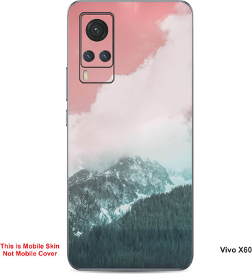 VYBE The Smart Choice Vivo X60 Naturel Mobile Skin(Faded Pink, Cascade 10)